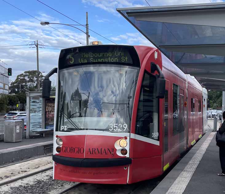 Yarra Trams Siemens Combino 3529 Giorgio Armani